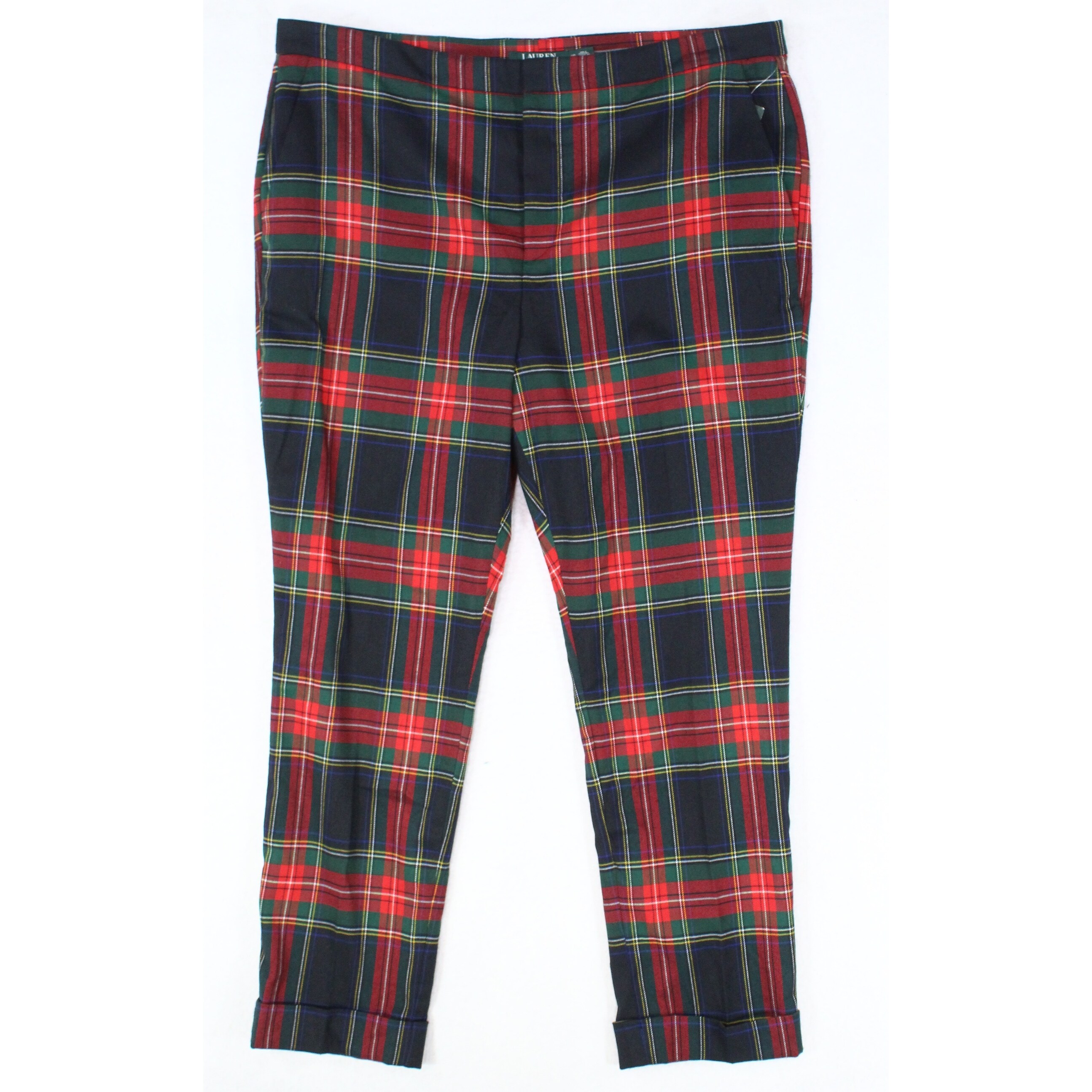 ralph lauren plaid pants womens
