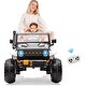 preview thumbnail 1 of 6, 24V Kids Ride On Car w/Remote Control Black & White - Black & White