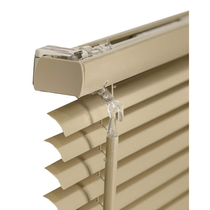 CHICOLOGY Cordless 1-Inch Vinyl Mini Blinds, Room Darkening