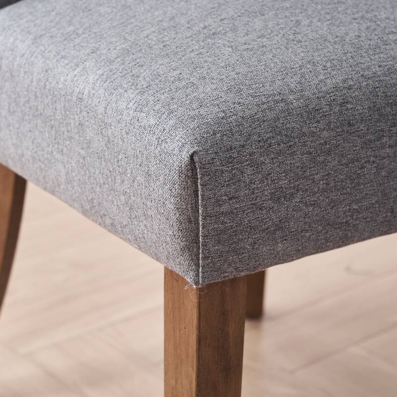Dining Chairs Set of 2/4/6,Fabric Upholstered Kitchen Chairs with Wood Legs