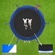 preview thumbnail 6 of 7, Trampoline with Basketball Hoop, Outdoor Trampoline with Enclosure Net