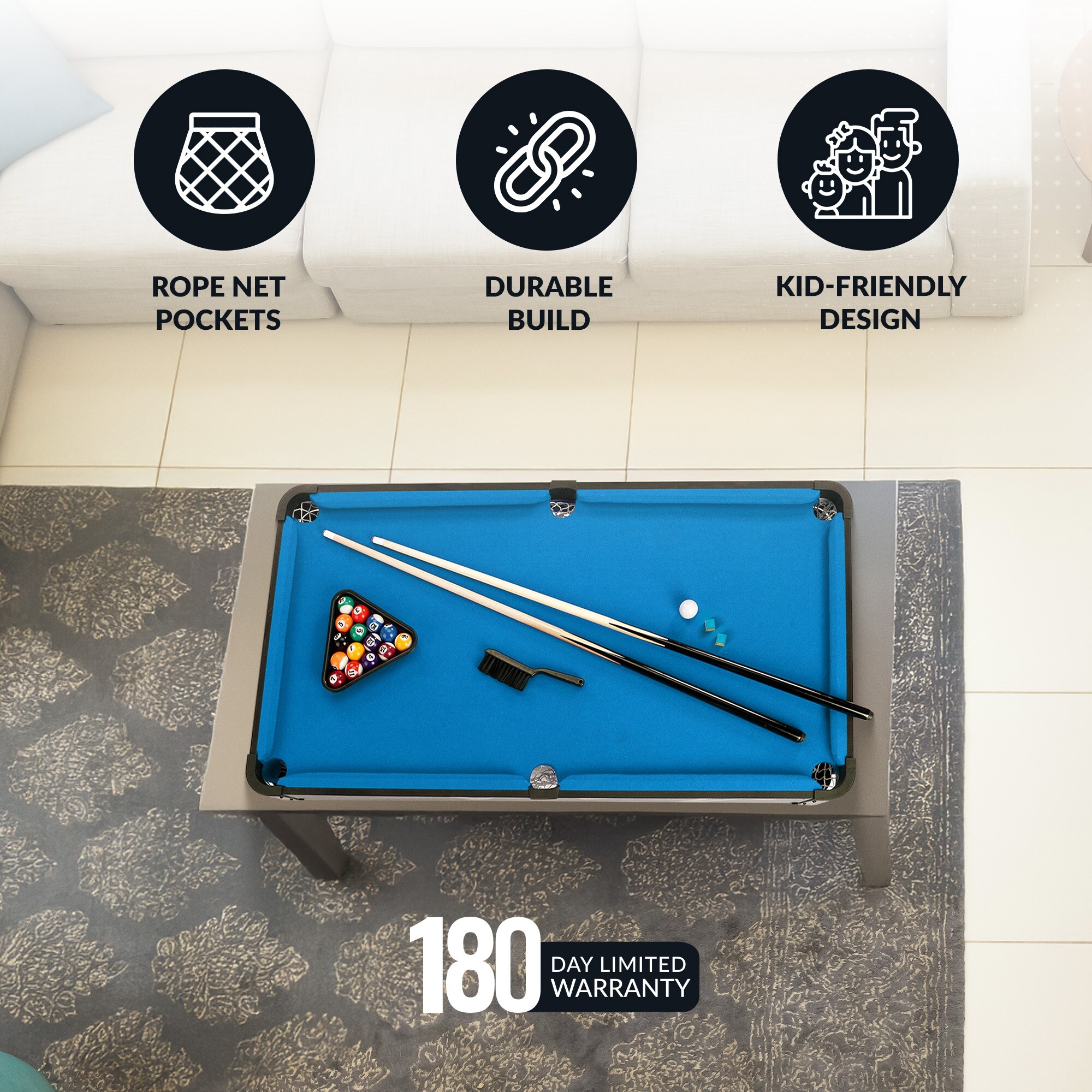 Hathaway Breakout 40-in Tabletop Billiards Pool Game - Bed Bath