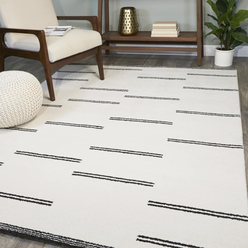 Ferrara Contemporary Stripes Area Rug