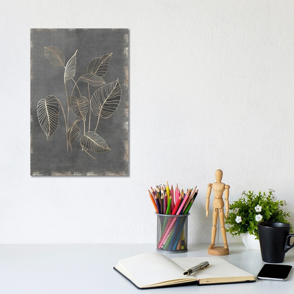 iCanvas "Gilded Botanical III" by Eva Watts Canvas Print