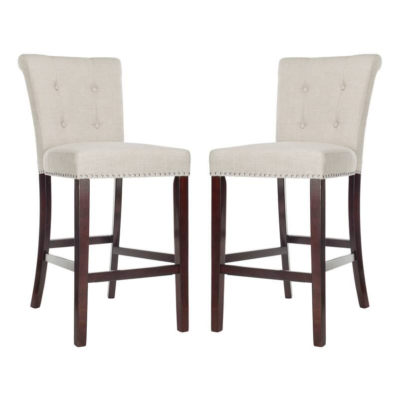 SAFAVIEH Rosalba 30-inch Bar Stool (Set of 2) - 20" x 26.5" x 44.5" - 20" x 26.5" x 44.5" - 20Wx27Dx45H