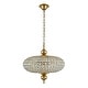 preview thumbnail 22 of 33, Retro French 4/5-Light Antique Brass Globe Crystal Chandelier Kitchen Island Pendant