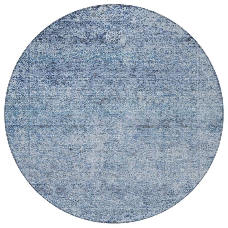 HomeRoots Abstract Traditional Rectangle Outdoor Rug