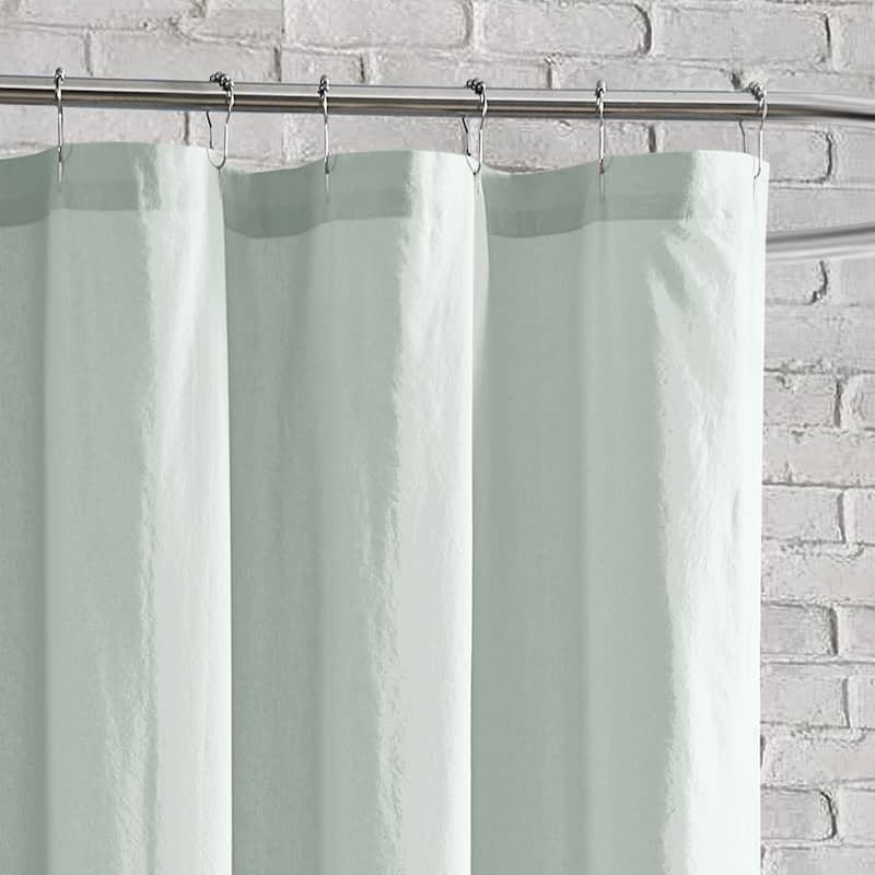 Adalee Rose Chenille Tufted Floral Shower Curtain