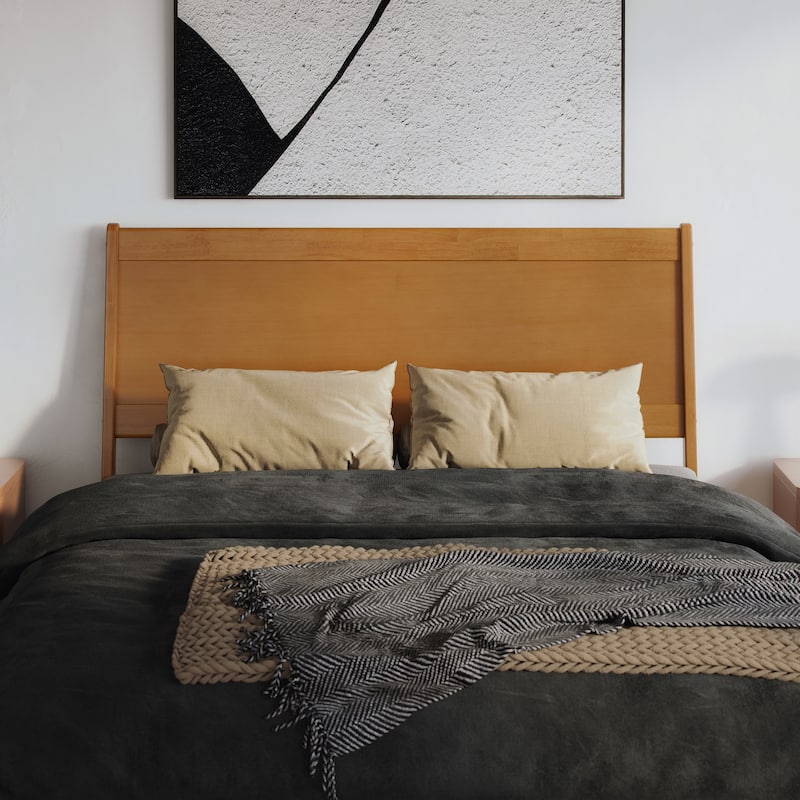 Casanova Solid Wood Panel Headboard