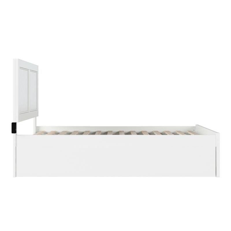 Canyon Full Platform Bed with Matching Footboard & Full Trundle