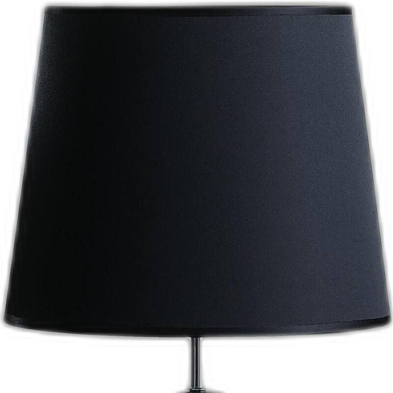 21 Inch Bedside Lamp with Empire Shade for Bedrooms or Living Rooms - 11" x 11" x 21.25"