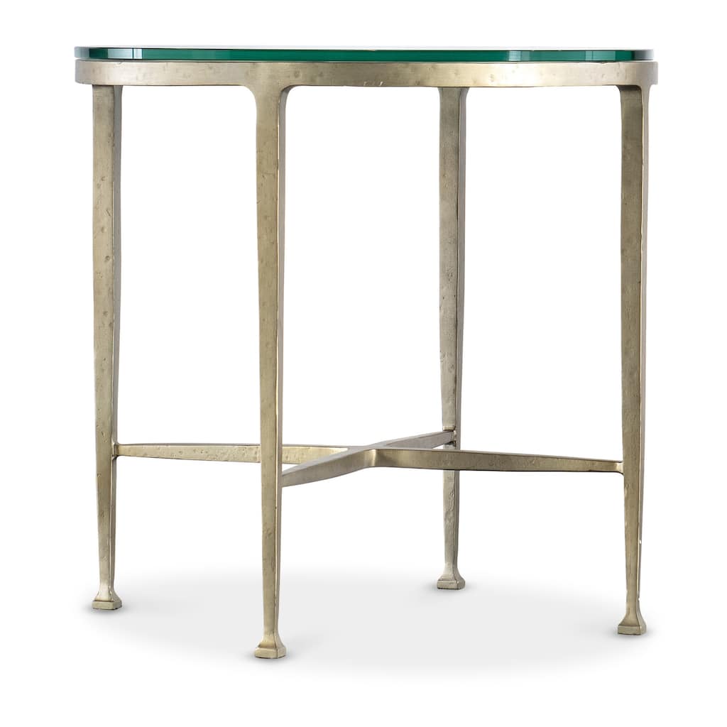 Hooker Furniture M14-80113-95 Cora 24" Diameter Glass Top Iron End