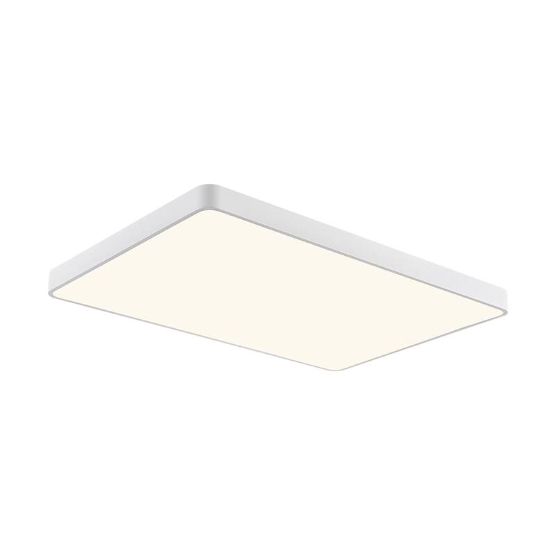 Dimmable LED Wide Rectangular Flush Mount Light 33.9 in