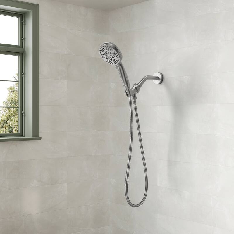5 Spray Setting High Pressure Handheld Shower Head with Hose