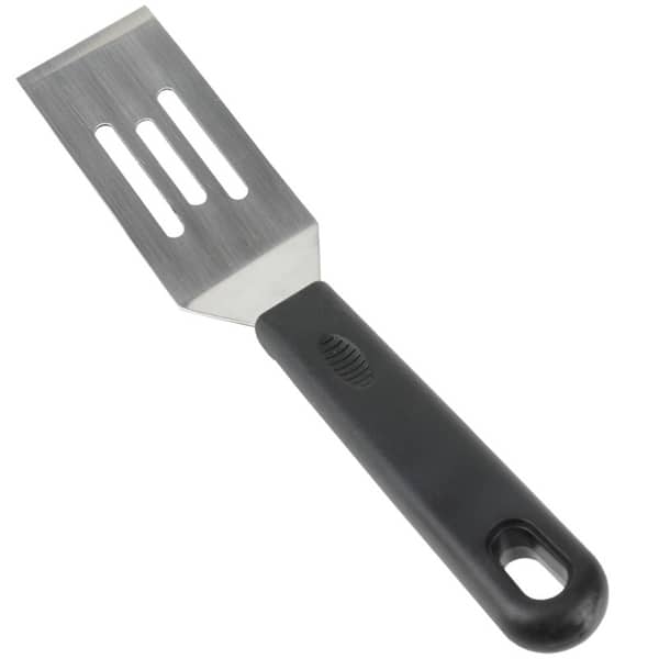 Chef Craft 22038 Slotted Cookie Spatula, Stainless Steel Blade, Brown - Black - 1