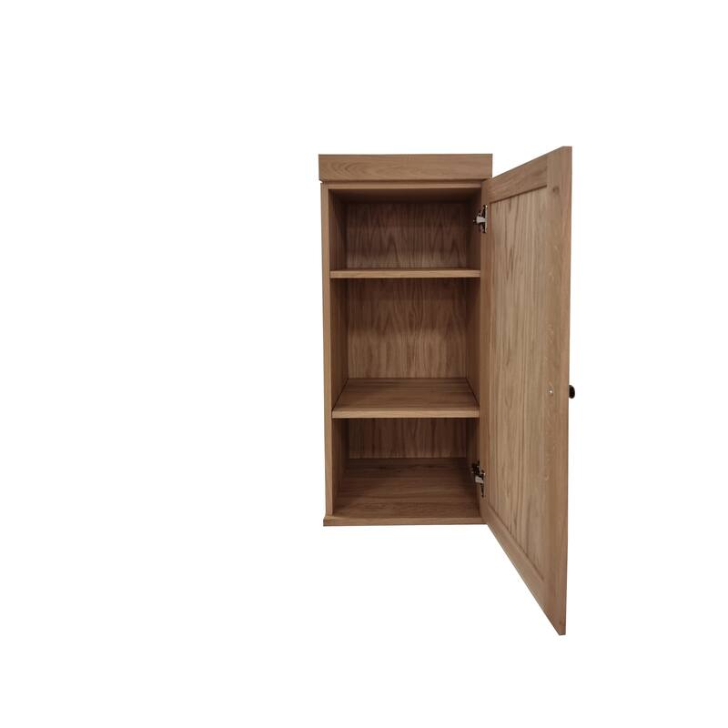 Palace Imports Premium 100% Solid European Oak Hardwood Modular Dining Room Cabinet with Shaker Doors - 64" Wide, 71.5" Tall