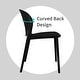 preview thumbnail 39 of 56, Modern Plastic Garden Patio Indoor or Outdoor Dining Stackable Chair UV Protected Armless With Dot Back Surf