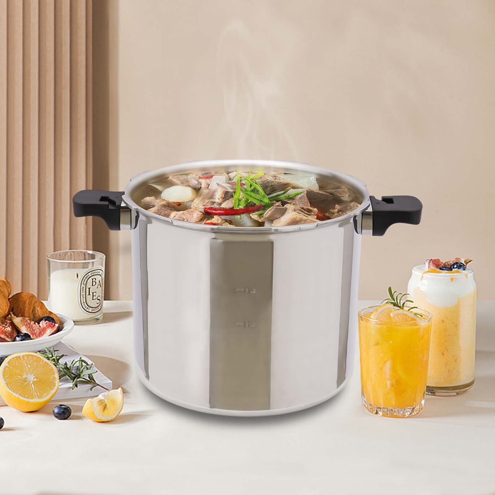Large Capacity 23 Quart Pressure Canner Cooker Silver