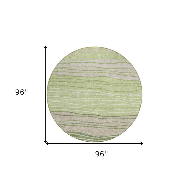 HomeRoots Striped Transitional Rectangle Outdoor Rug