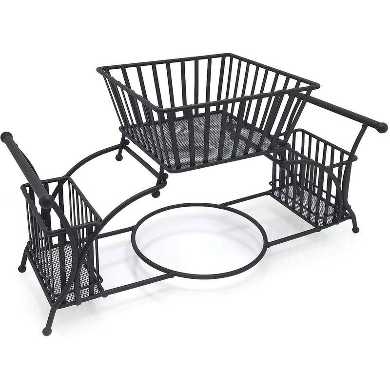 Utensil Buffet Caddy - Includes Napkin, Utensil and Plate Holder