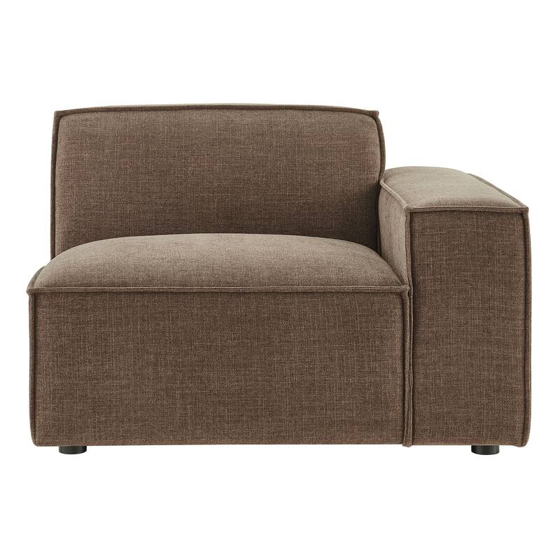 Restore Performance Fabric Upholstered Right-Facing Modular Lounge Chair