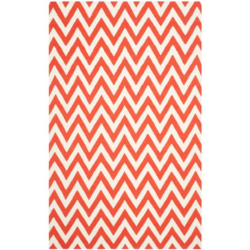 SAFAVIEH Handmade Flatweave Dhurries Naira Modern Wool Rug