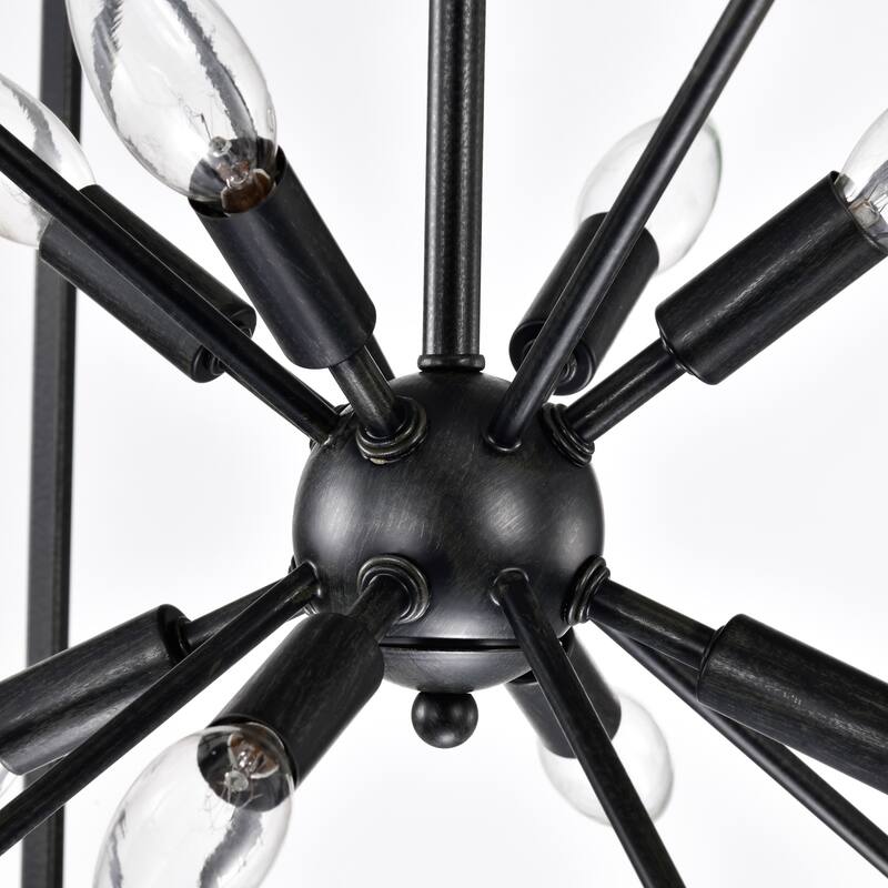 Artin 8-Light Cage Sputnik Chandelier for Dining/Living Room, Bedroom - 15.7