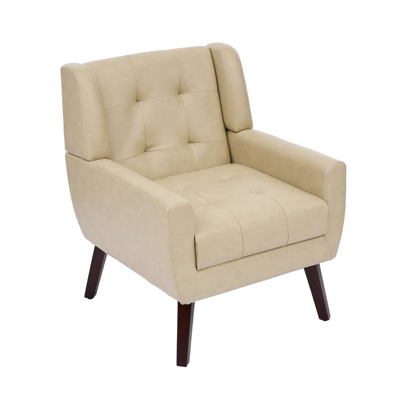 Set of 2 Tufted Upholstered Accent Armchair