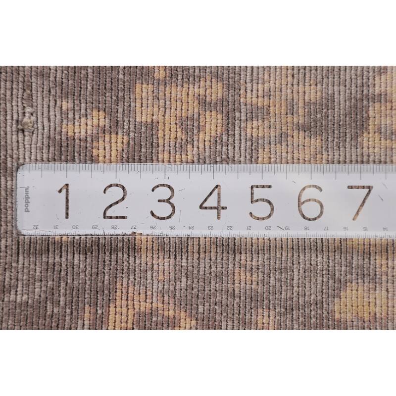 Multi-Color Modern Abstract Oriental Area Rug Handmade Wool Carpet - 6'7"x 9'10"