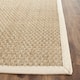 SAFAVIEH Natural Fiber Marina Basketweave Seagrass Rug