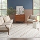 preview thumbnail 3 of 10, Nourison Casual Indoor only Abstract Area Rug 5' 3" x 7' - Ivory/Beige - Rectangle