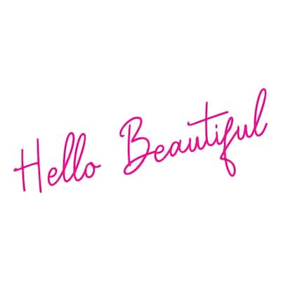 Tempaper Hello Beautiful Removable Wall Decal (1 Sheet)