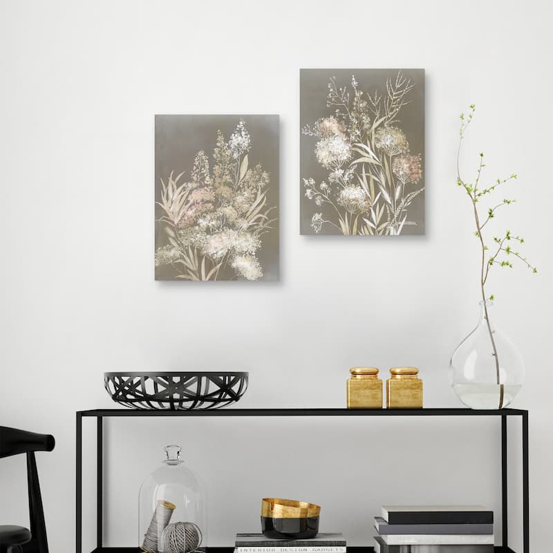 Delicate Bunch I, Delicate Bunch II by Asia Jensen Canvas Art Prints