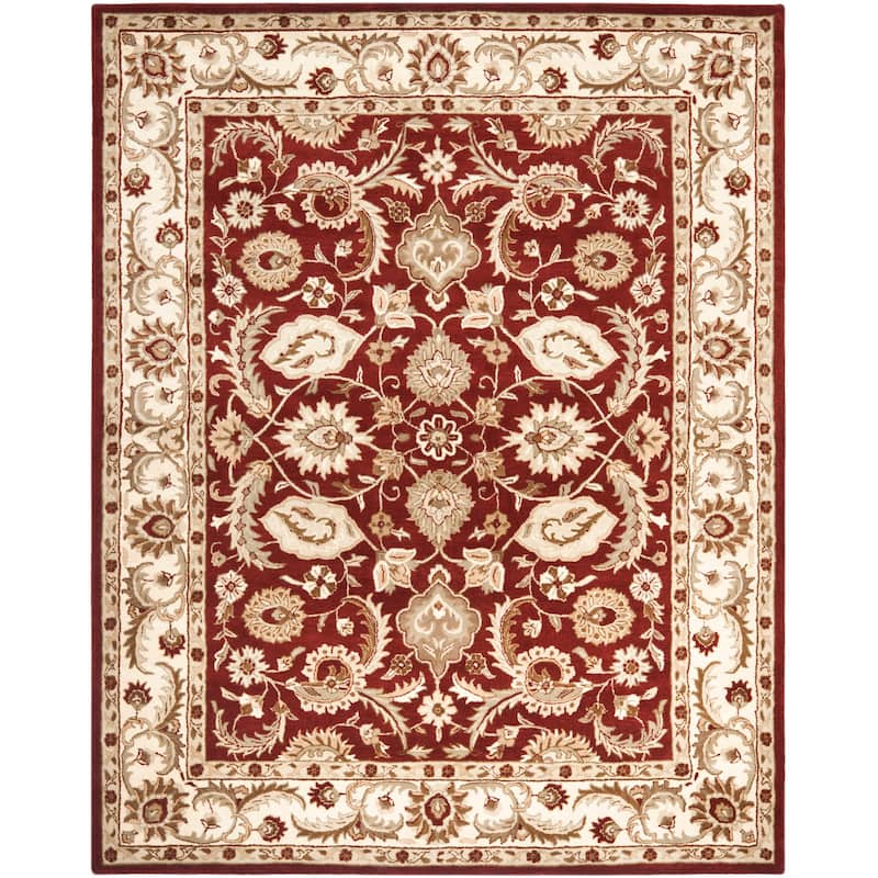 SAFAVIEH Handmade Royalty Soraya Ivory Wool Rug
