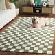 preview thumbnail 27 of 44, SAFAVIEH Handmade Ebony Gulnur Contemporary Wool Rug 4' x 6' - Green/Ivory - Rectangle