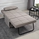 preview thumbnail 12 of 12, HOMCOM 4-in-1 Table/Sofa/Chair/Bed with 5-Level Adjustable Backrest, Footstool for Living Room or Bedroom