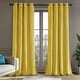 preview thumbnail 53 of 85, Deconovo Velvet Blackout Curtains, 2 Panels, Thermal Insulated 52x63 Inch - Yellow