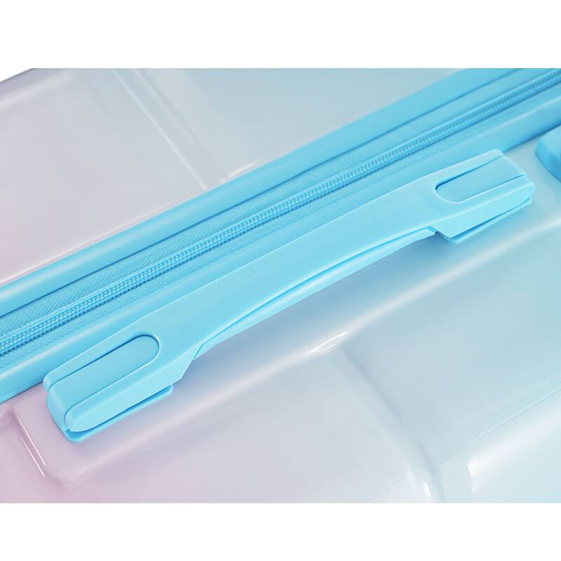 Luggage Set of 3, 20-inch with USB Port, Airline Certified Carry-on Luggage, ABS+PC Hard Shell Luggage with Spinner Wheels