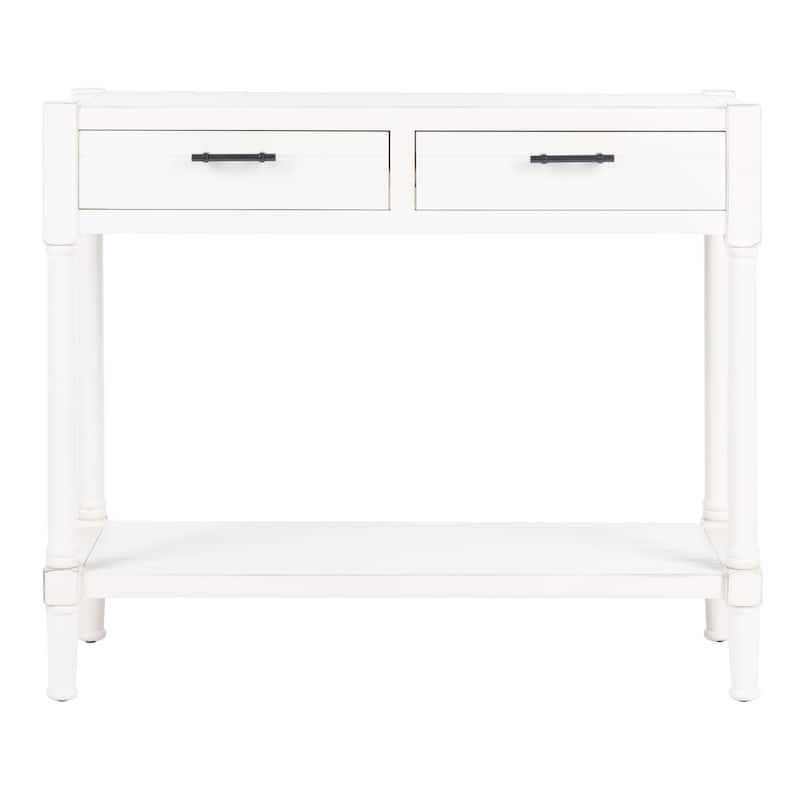 SAFAVIEH Phillis 2-Drawer Console Table - 35.5" W x 13" L x 29.5" H - 36Wx13Dx30H