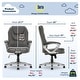 preview thumbnail 18 of 56, Serta Amplify Executive Office Chair with Padded Arms, Faux Leather and Mesh