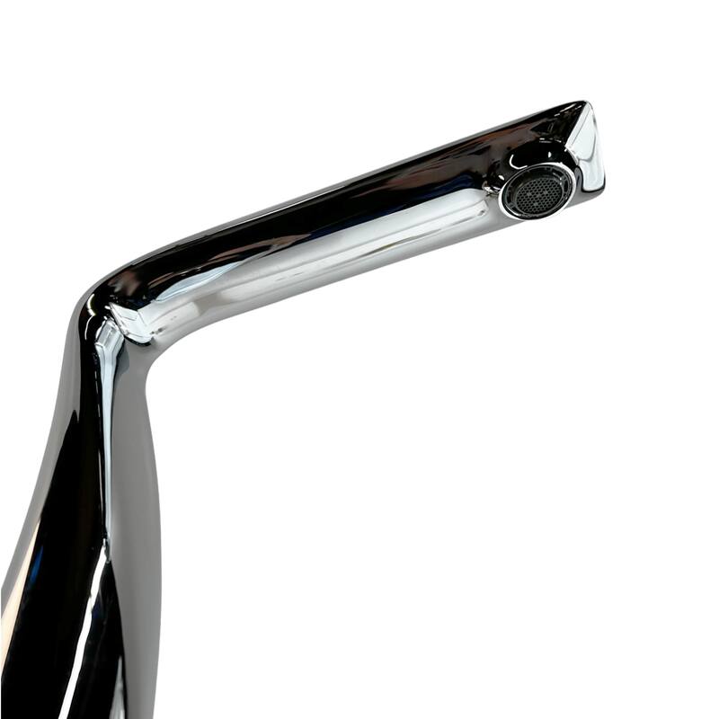 Modern Widespread 3 Hole, 2-handle Bathroom Faucet with Dark Rock Crystal Handles