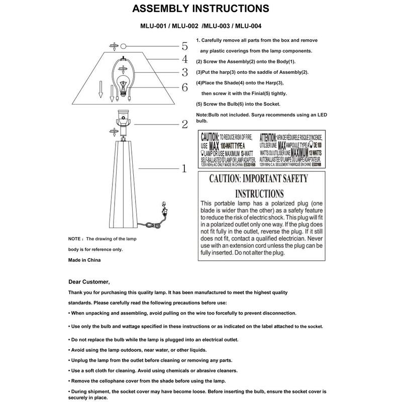 Livabliss Millau Rustic Accent Table Lamp