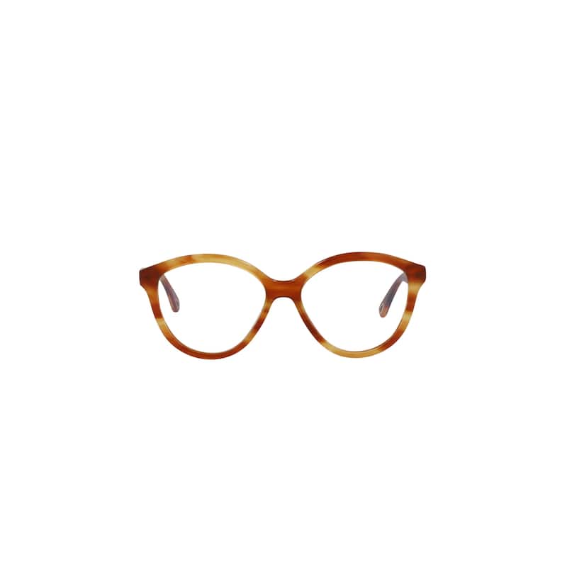 Chloé Cat Eye-Frame Bio Acetate Sunglasses - Havana Havana Transparent - Brown - Clear Lens