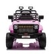 preview thumbnail 35 of 52, Kids Ride On Truck Car with Remote Control Pink