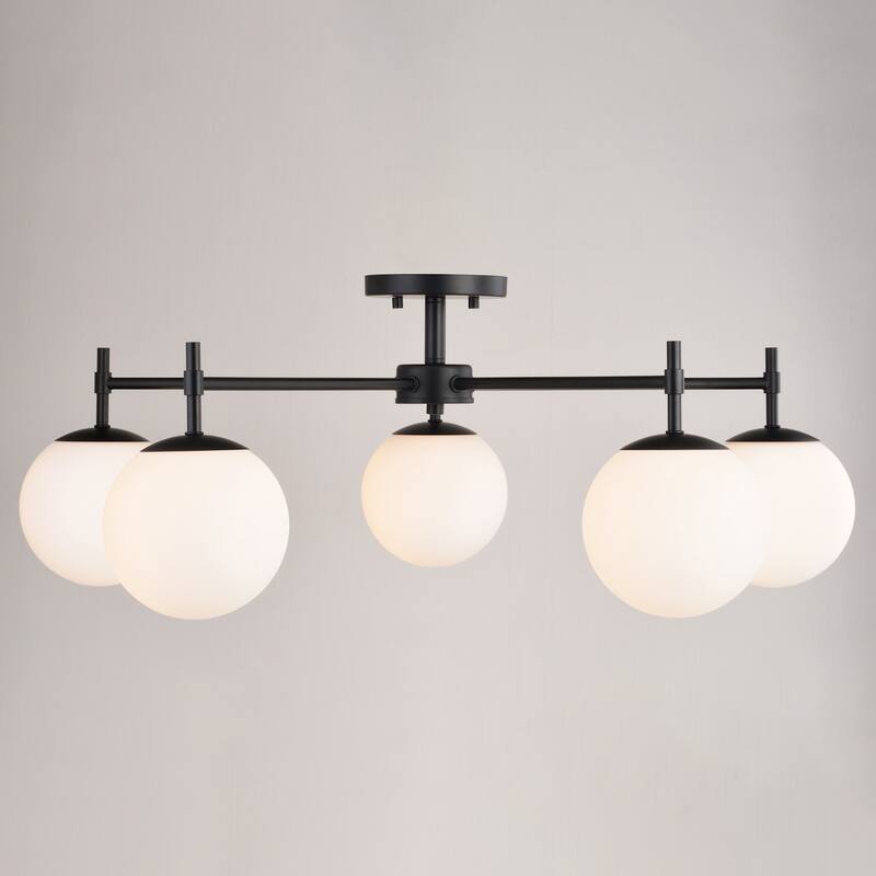 Vaxcel Lighting C0297 Armitage 5 Light 32" Wide Semi-flush Ceiling