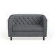 preview thumbnail 42 of 55, Silver Orchid Greta Upholstered Loveseat