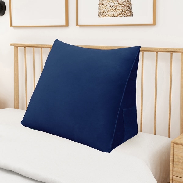 Kids Bed Reading Wedge Pillow Dorm Bunk Backrest Support On Sale