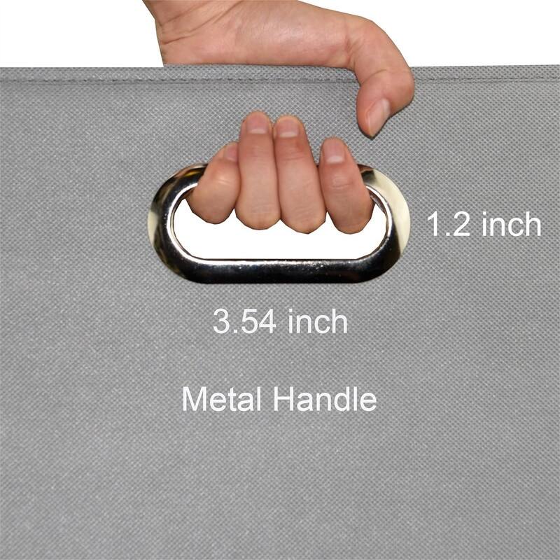 Large Laundry Hamper With Laundry Bag Premium Durable Fabric - 15.74"L x 15.74"W x 25.6"H