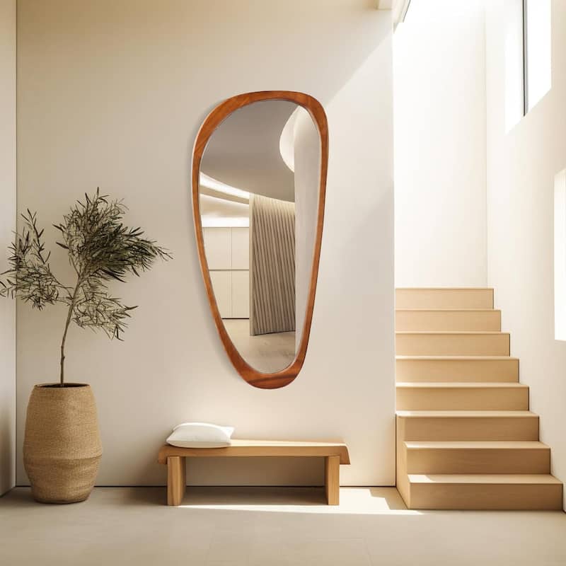Unique Silhouette: Curved-shaped, Stylish Wall Mirror