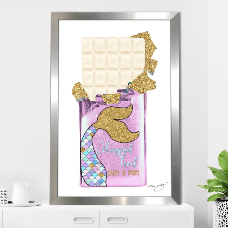 "Mermaid Chocolate Salty & Sweet 2" by Jodi Print on Acrylic